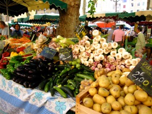 The open air markets in Aix. Believe it or not, the food was even better than it looks...
