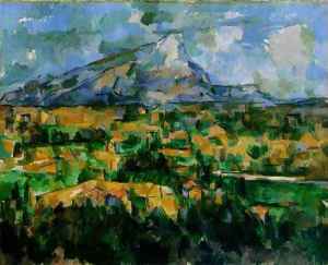 Paul Cezanne, "Mont Saint-Victoire, 1904-1906, Oil on Canvas, Philadelphia Museum of Art.